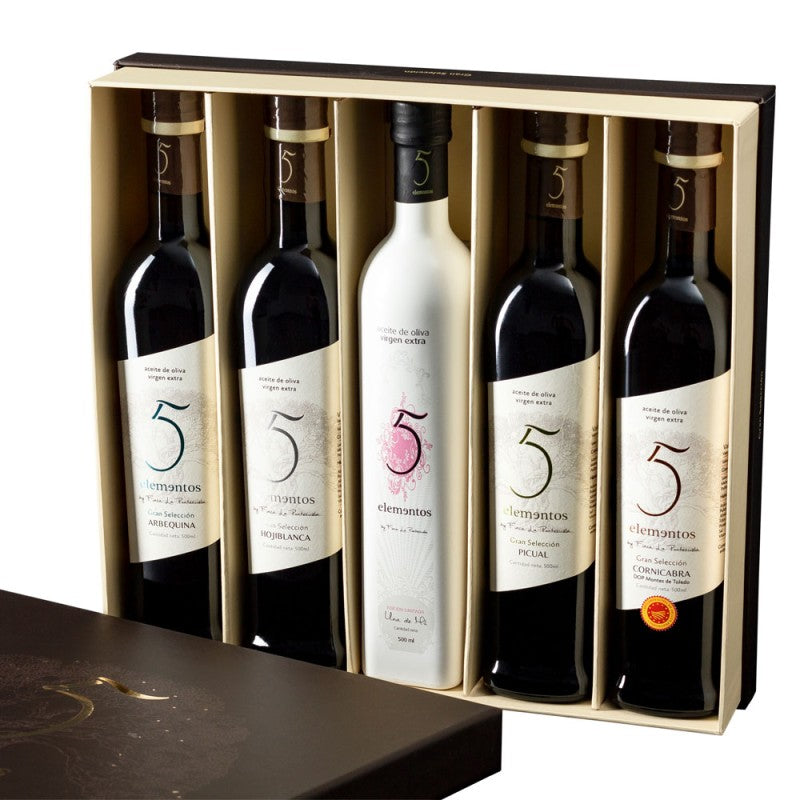 Surtido Aceite 5 Elementos Gran Selección Estuche 5x500ml