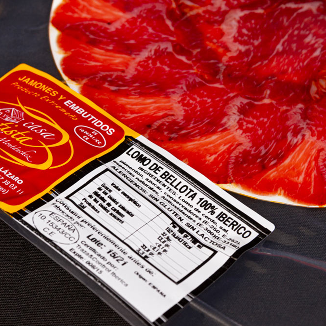 Lomo de Bellota 100% Ibérico - LONCHEADO