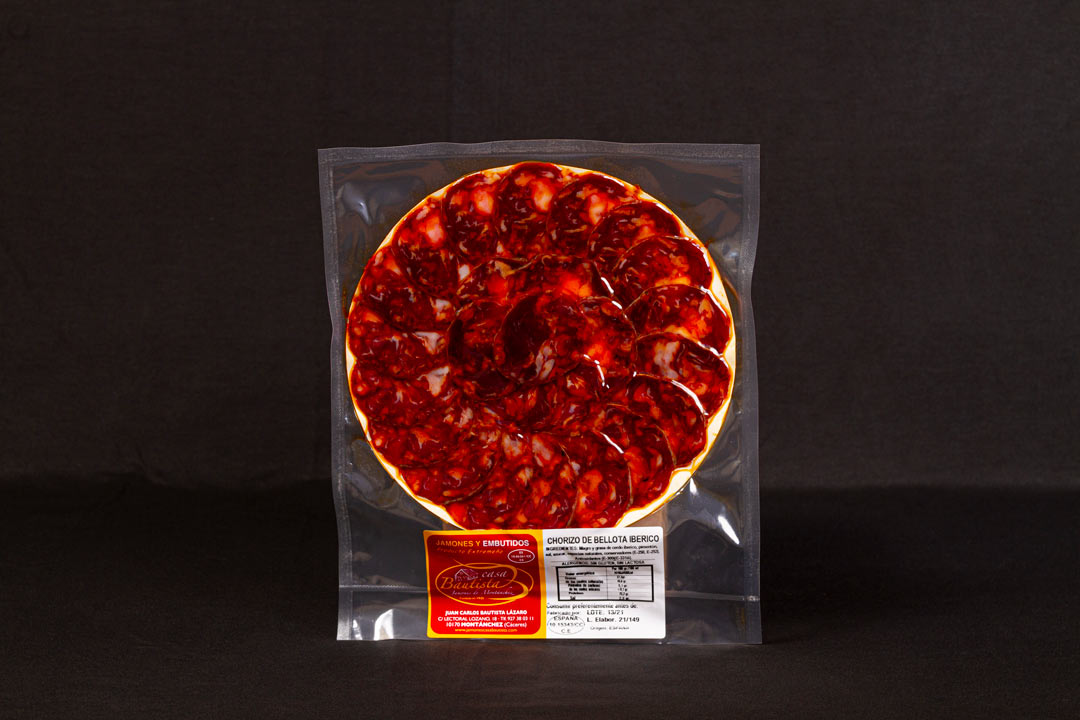 Chorizo Cular de Bellota Ibérico - LONCHEADO