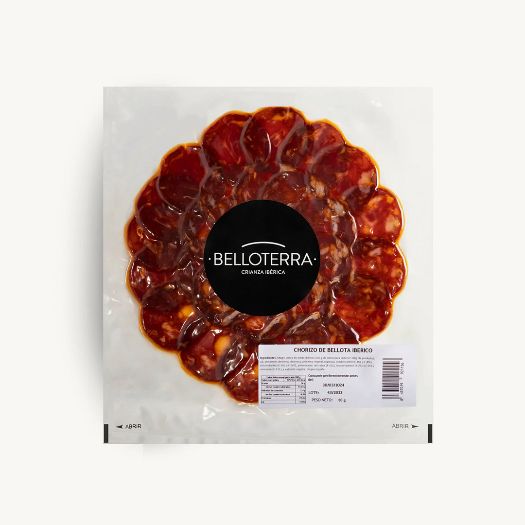 Chorizo de Bellota Ibérico - LONCHEADO