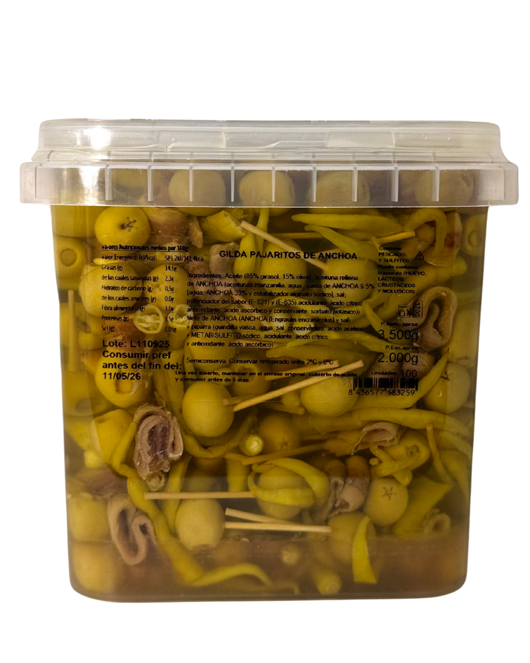 Gilda con Anchoa del Cantábrico - Santagilda