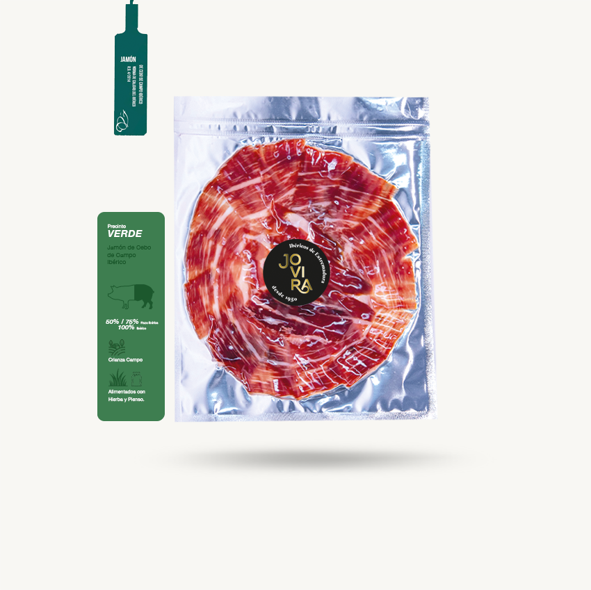 Jamón de Cebo de Campo 50% Ibérico - CORTADO A MANO