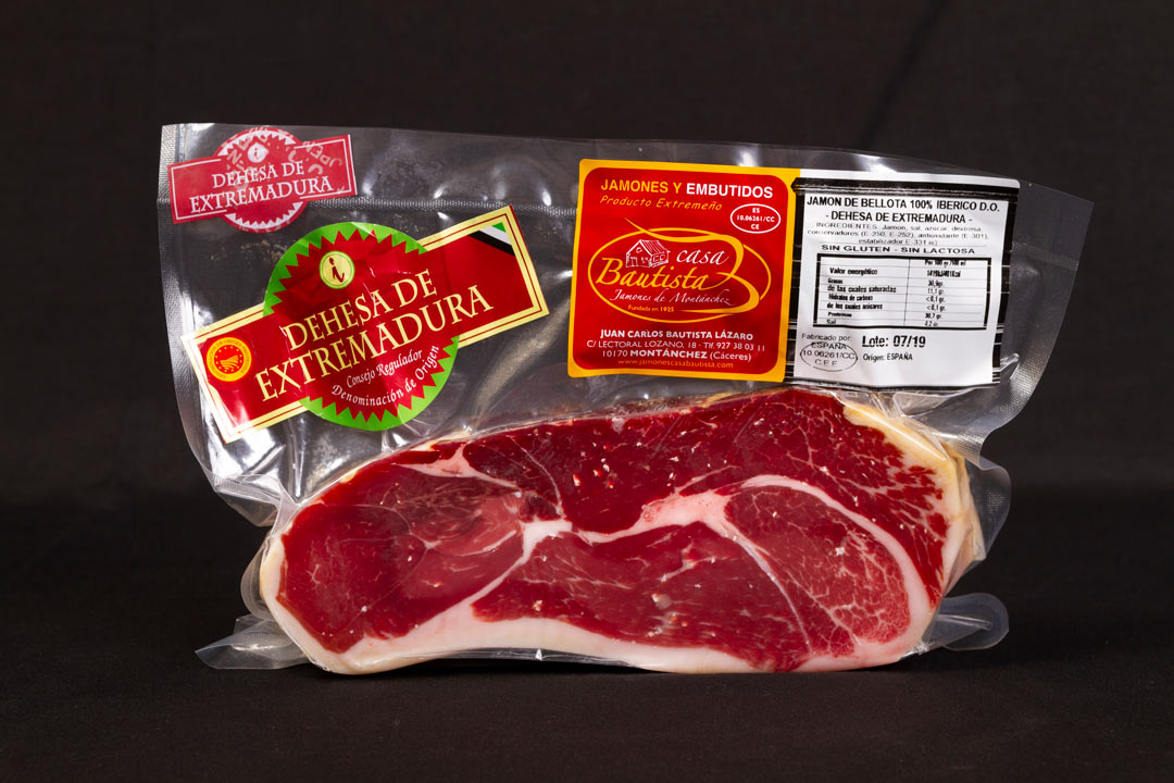 Jamón de Bellota 100% Ibérico DOP Dehesa de Extremadura - DESHUESADO