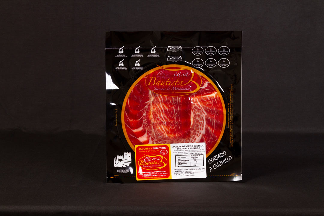 Jamón de Cebo 50% Ibérico - CORTADO A MANO