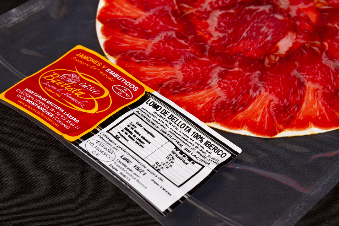 Lomo de Bellota 100% Ibérico - LONCHEADO