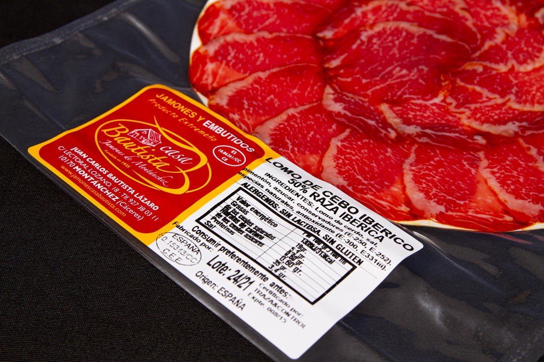 Lomo de Cebo 50% Ibérico - LONCHEADO