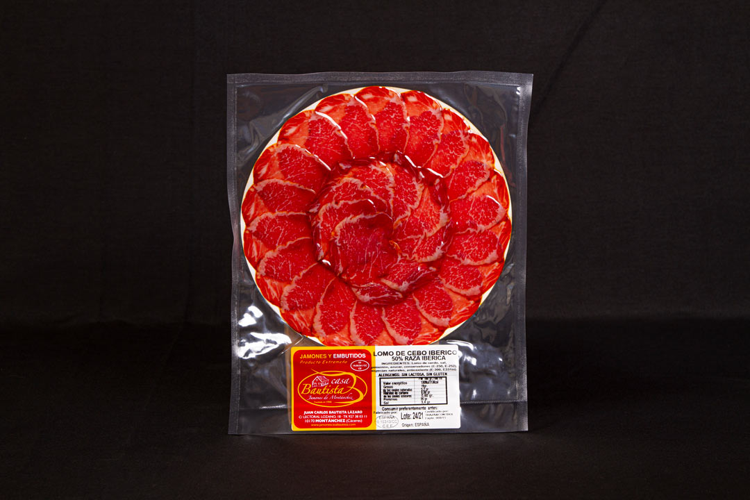 Lomo de Cebo 50% Ibérico - LONCHEADO
