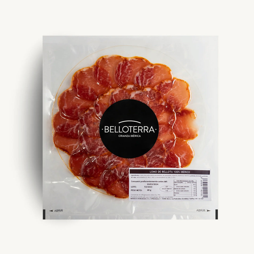 Lomo de Bellota 100% Ibérico - LONCHEADO