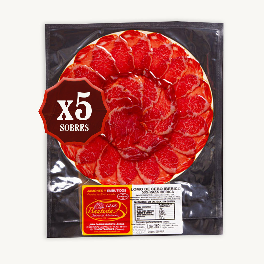 Lomo de Cebo 50% Ibérico - LONCHEADO