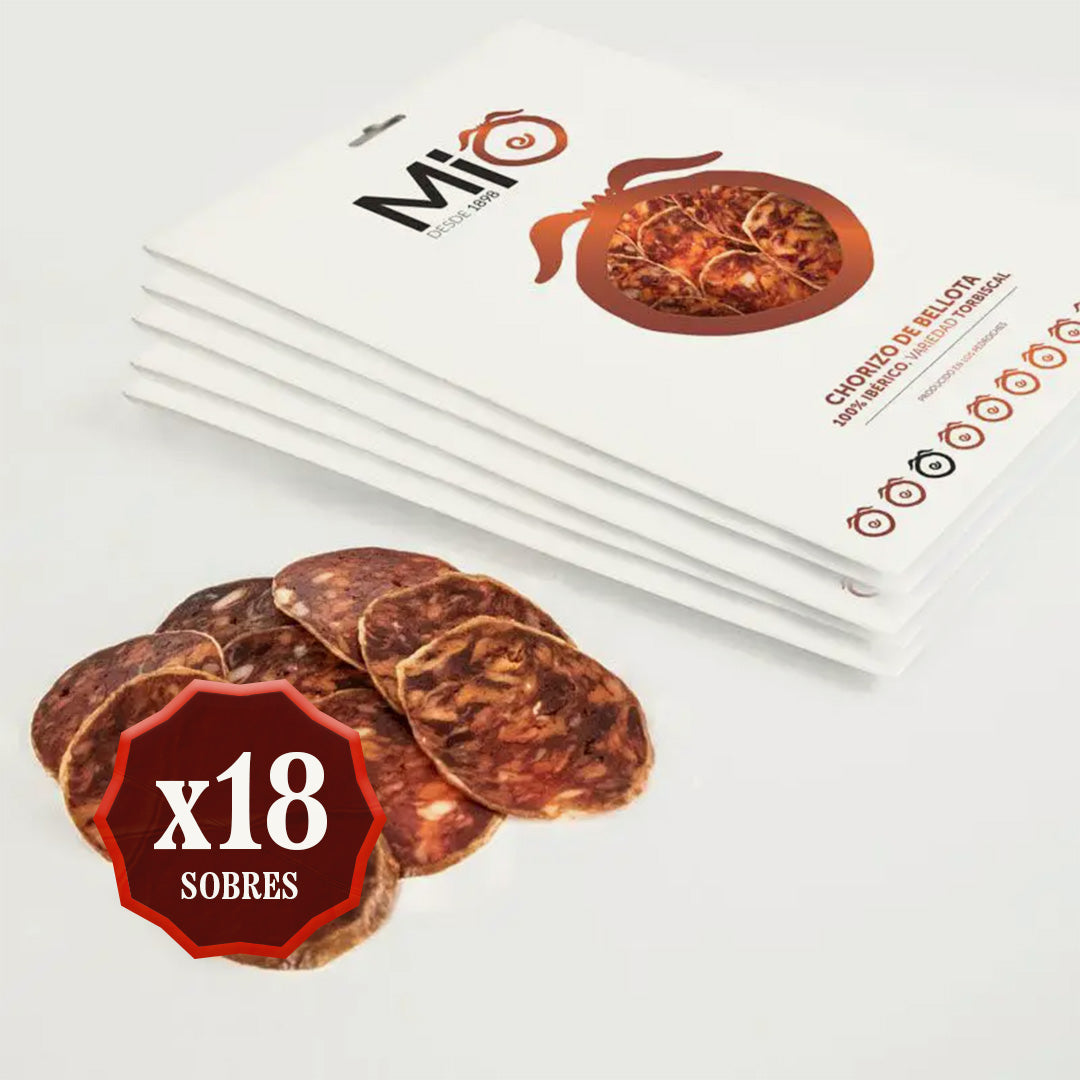 Chorizo de Bellota 100% Ibérico MIO - LONCHEADO