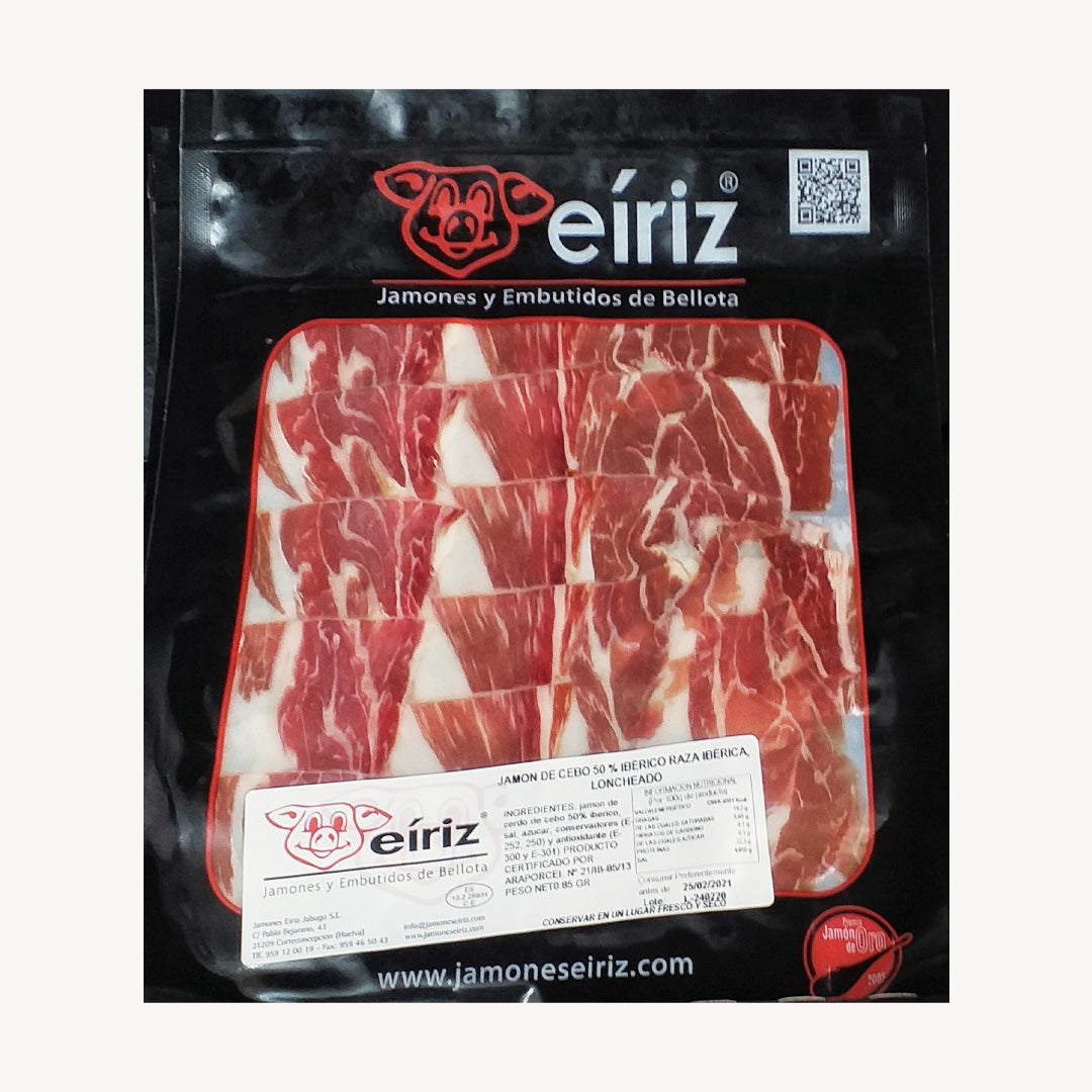 Paleta de Cebo 50% Ibérica - LONCHEADO A MÁQUINA