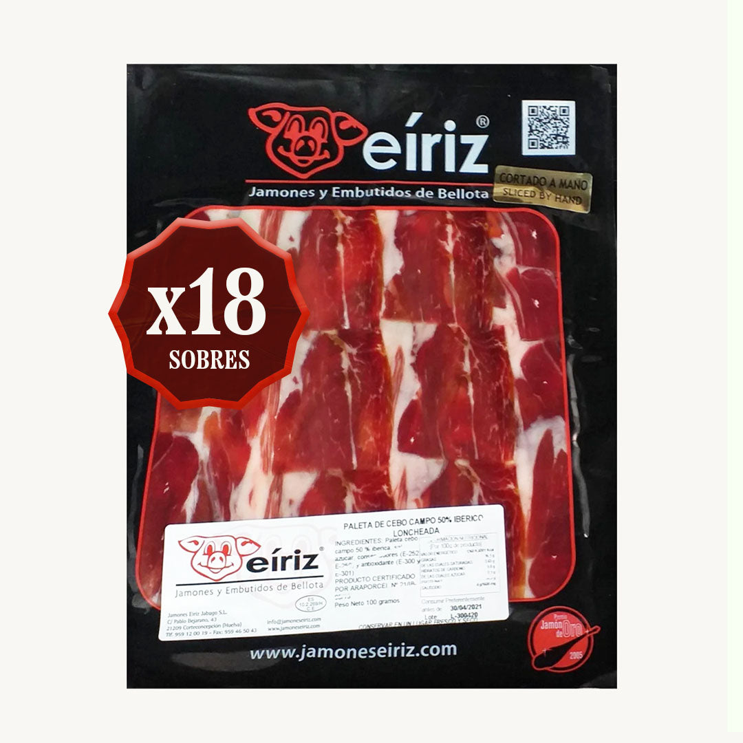 Paleta de Cebo 50% Ibérica - LONCHEADO A MÁQUINA