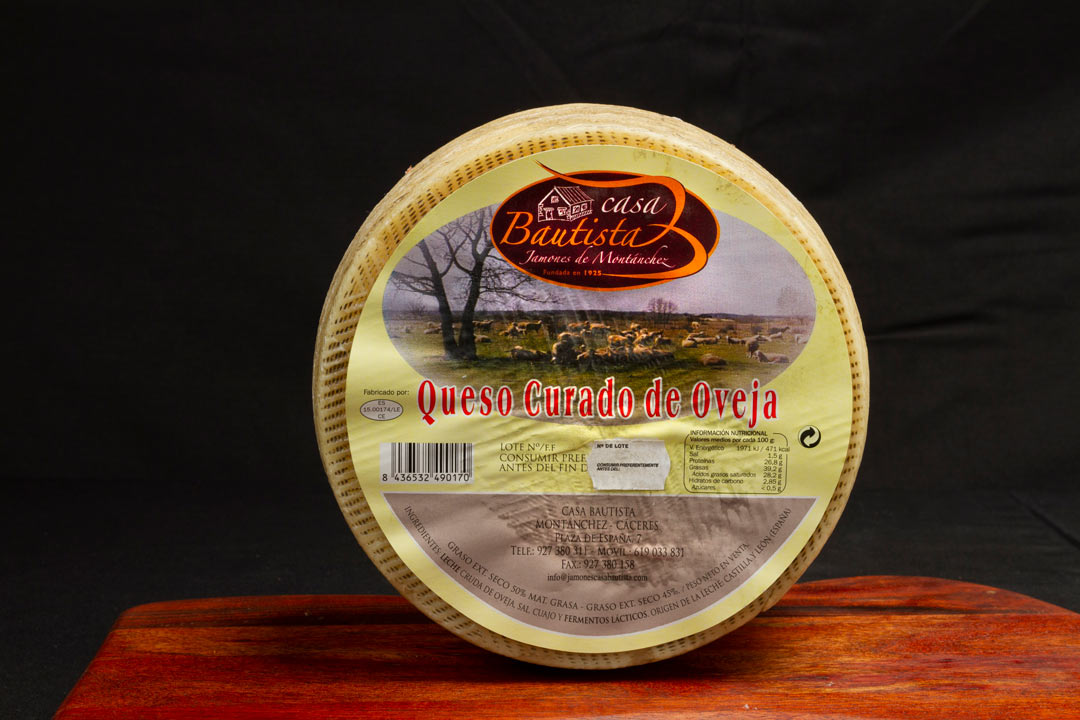 Queso Curado de Oveja