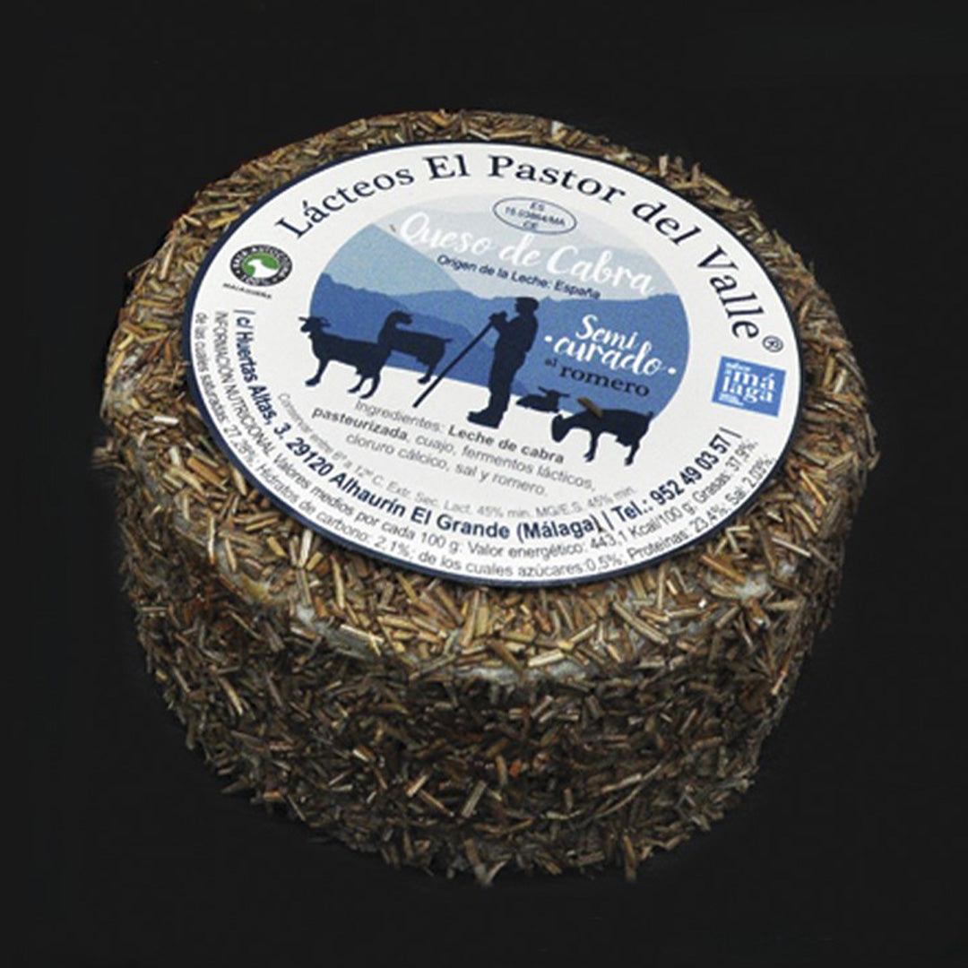 Queso Semicurado de Cabra al Romero