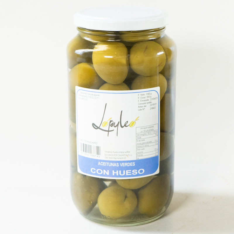 Aceitunas Verdes con hueso