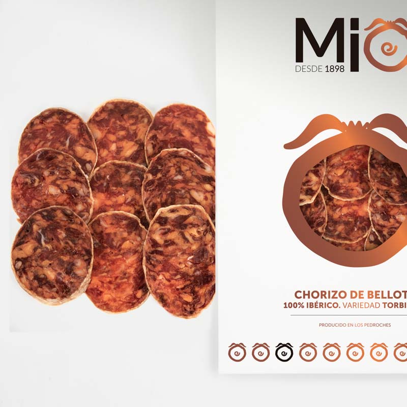 Chorizo de Bellota 100% Ibérico MIO - LONCHEADO