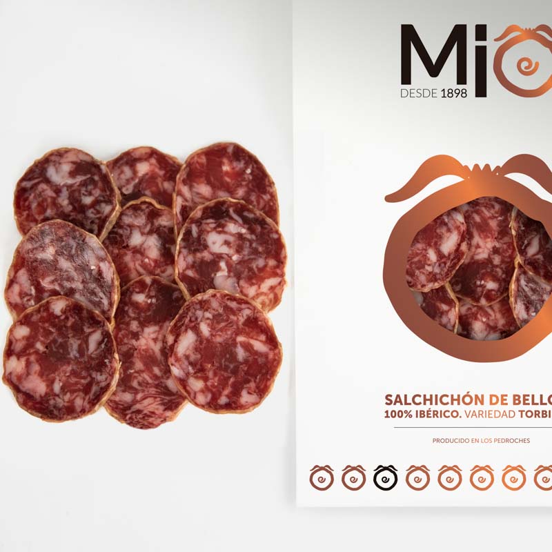 Salchichón de Bellota 100% Ibérico MIO - LONCHEADO