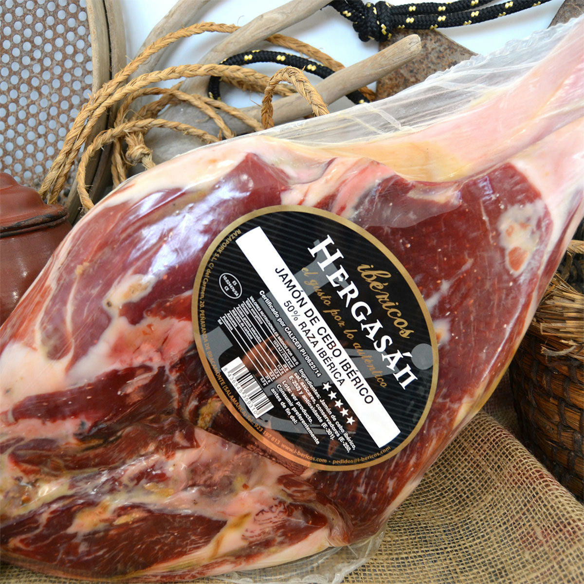 Jamón de Cebo 50% Ibérico - DESHUESADO