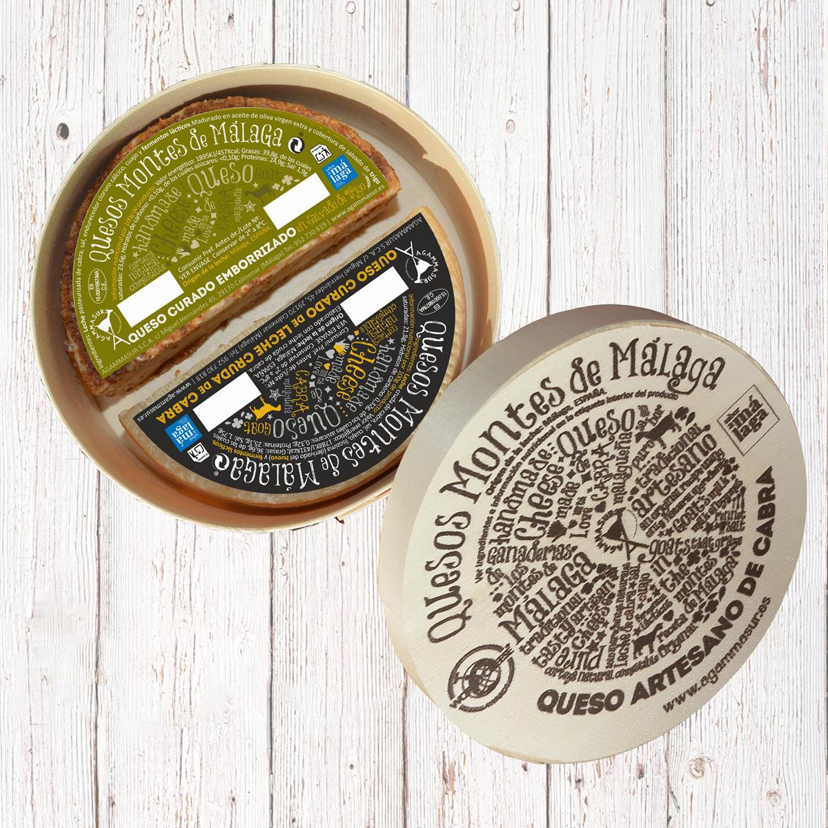 Surtido de Quesos de Cabra Montes de Málaga Pack Artesanal - Agammasur