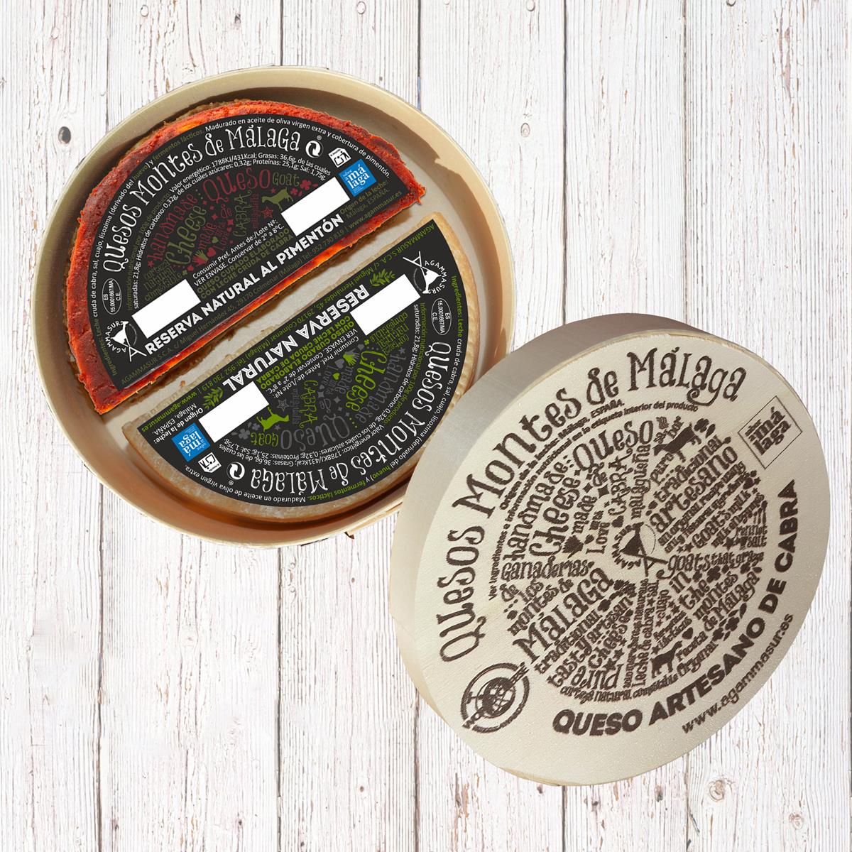 Surtido de Quesos de Cabra Montes de Málaga Pack Reserva - Agammasur