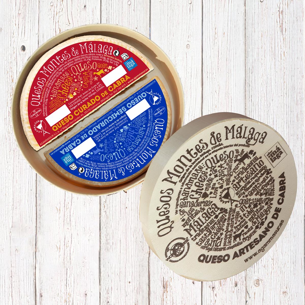 Surtido de Quesos de Cabra Montes de Málaga Pack Tradicional - Agammasur