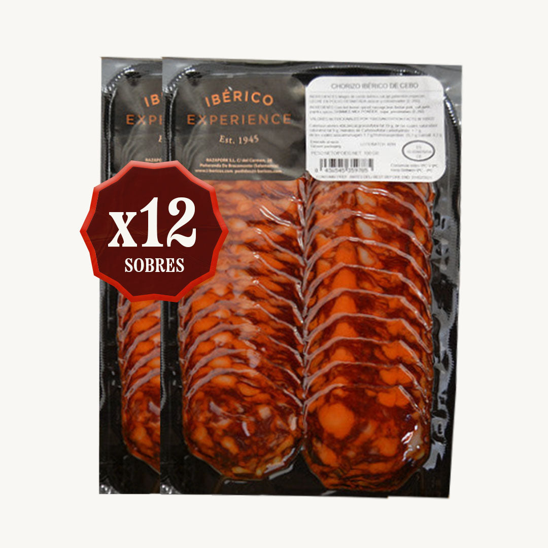 Chorizo de Cebo Ibérico - LONCHEADO A MÁQUINA