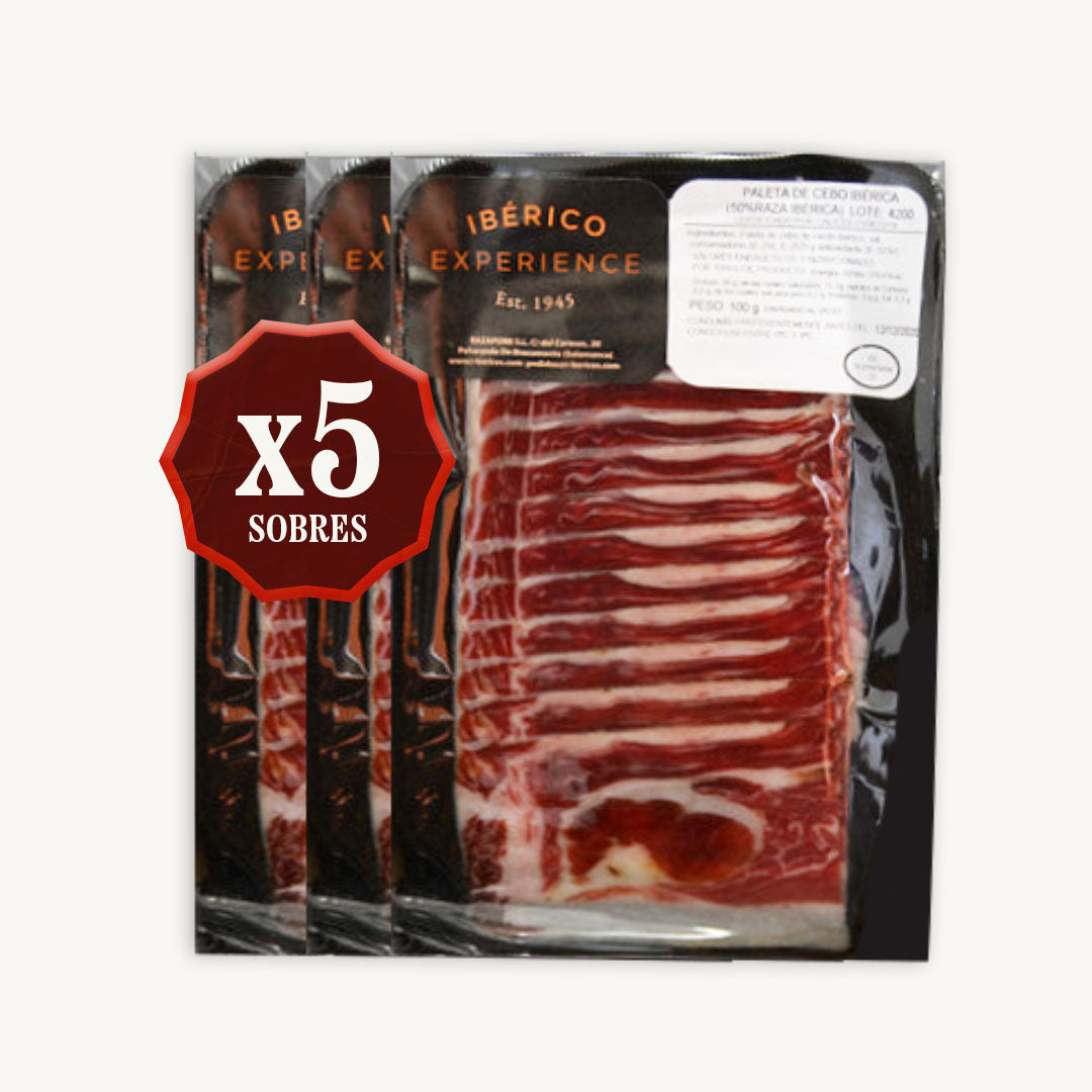 Paleta de Cebo 50% Ibérica - LONCHEADO A MÁQUINA