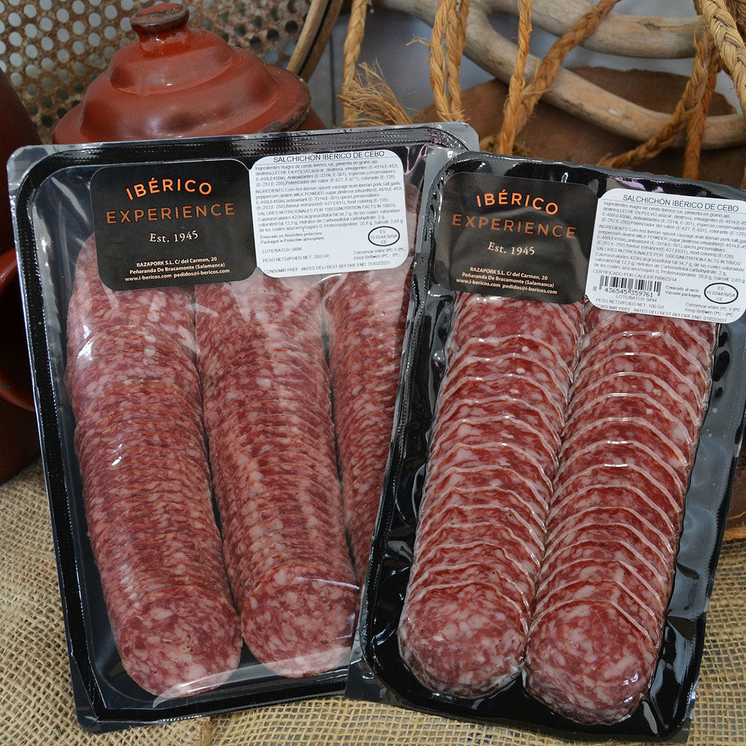 Salchichón de Cebo Ibérico - LONCHEADO A MÁQUINA