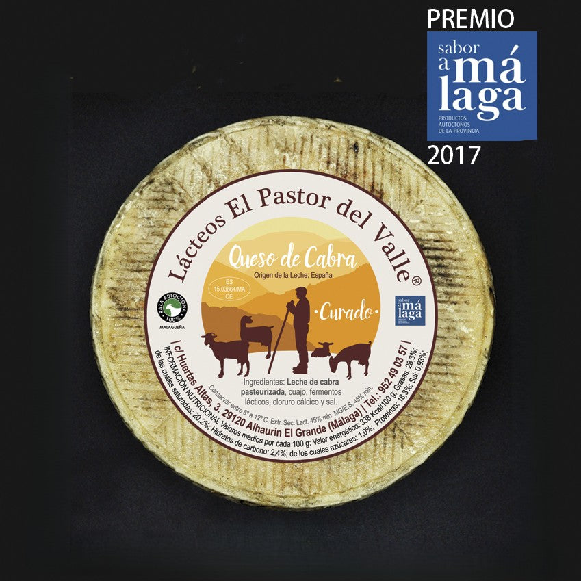 Queso Curado de Leche Pasteurizada de Cabra