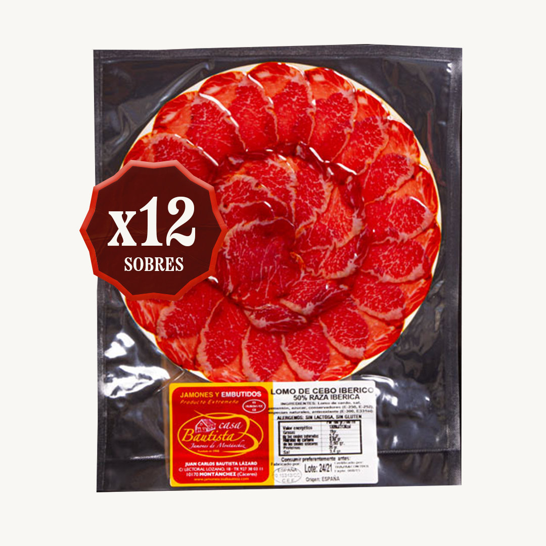 Lomo de Cebo 50% Ibérico - LONCHEADO