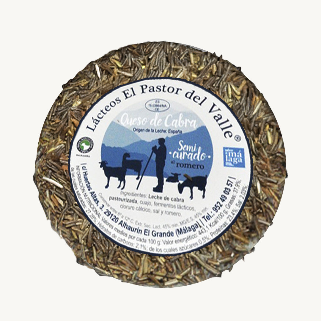 Surtido Quesos Semicurados de Cabra con Pimentón, Romero y Tomillo