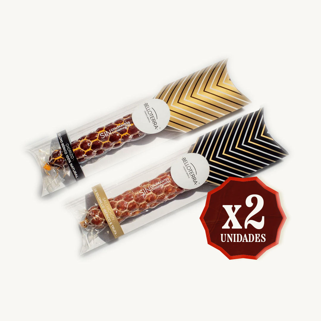 Surtido Embutidos Premium - Salchichón de Solomillo y Chorizo de Lomo - PIEZA ENTERA