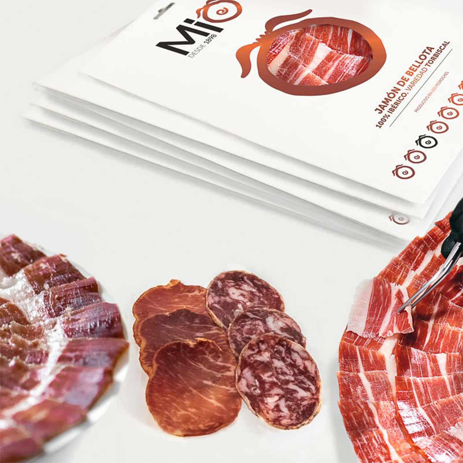 Surtido Hexalogía Loncheados de Bellota 100% Ibéricos MIO