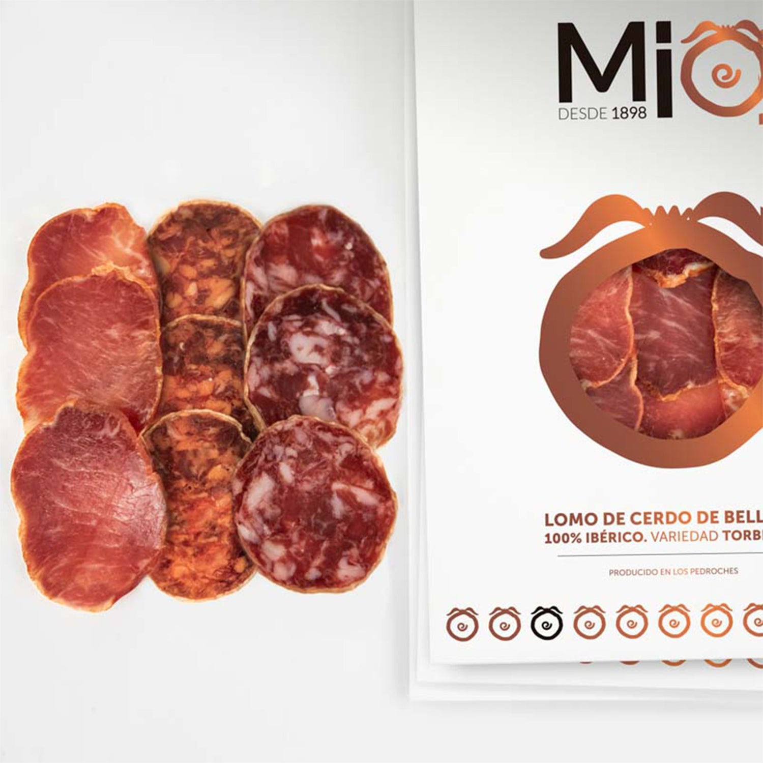 Surtido Trilogía Loncheados de Bellota 100% Ibérico MIO