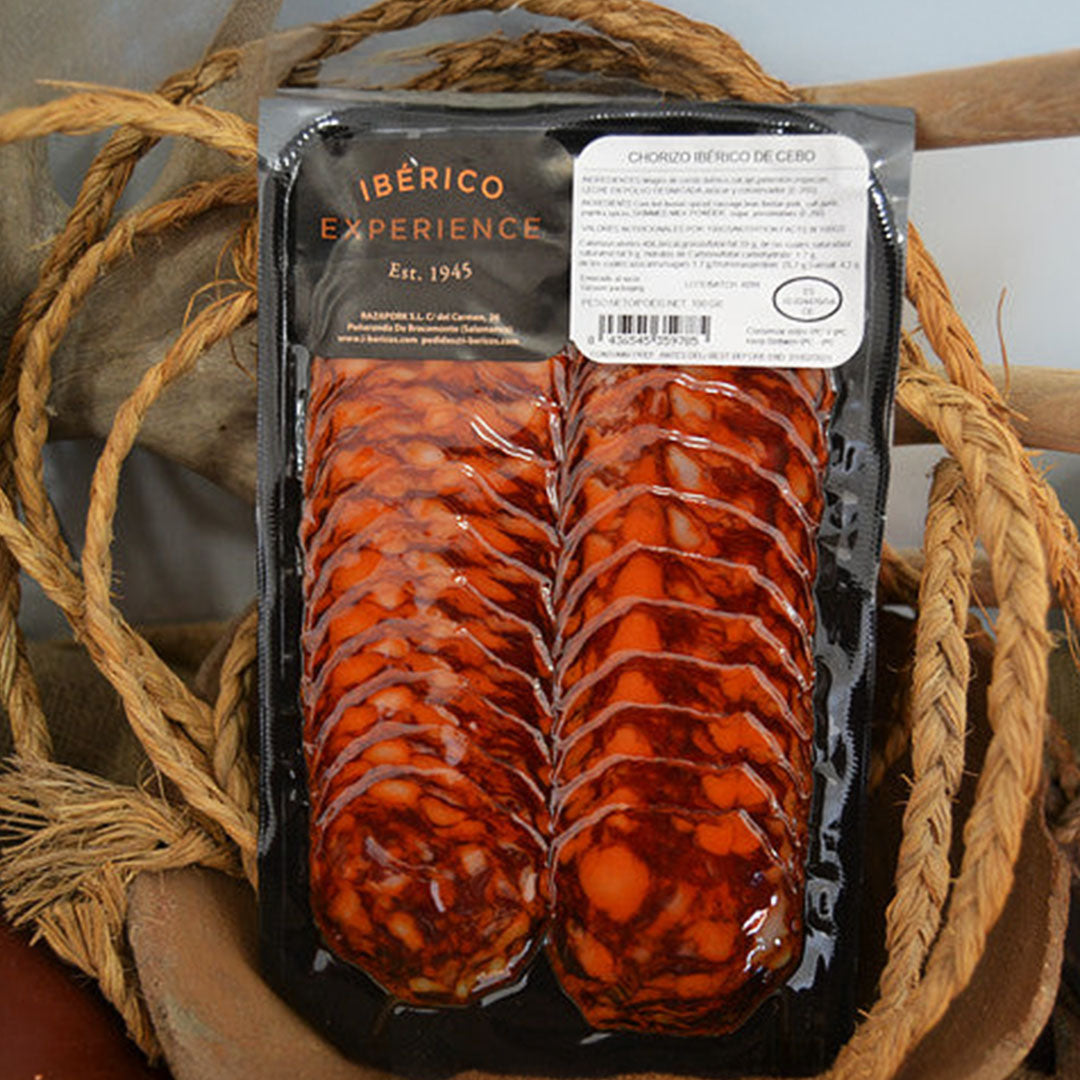 Chorizo de Cebo Ibérico - LONCHEADO A MÁQUINA