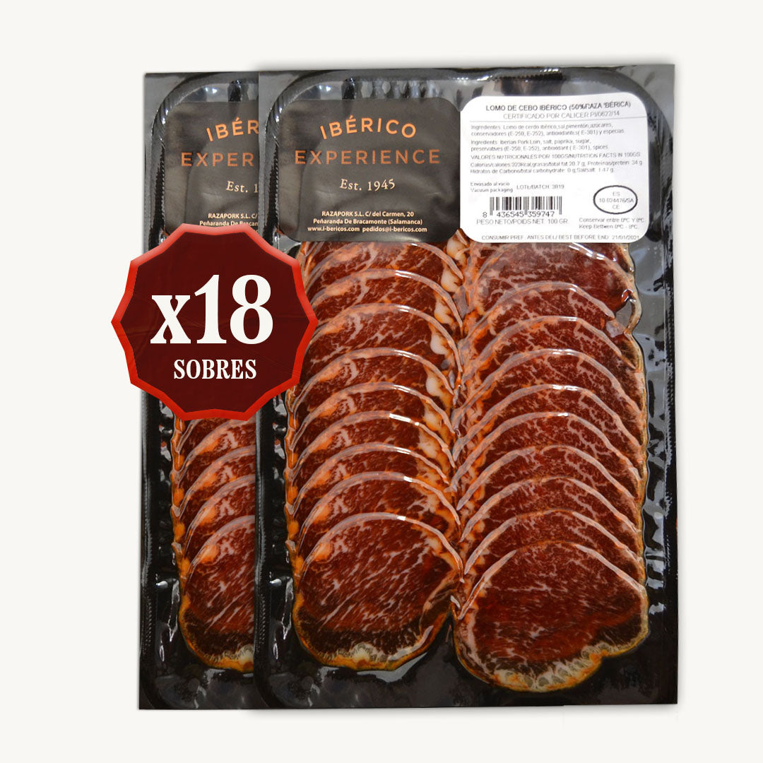 Lomo de Bellota 100% Ibérico - LONCHEADO A MÁQUINA