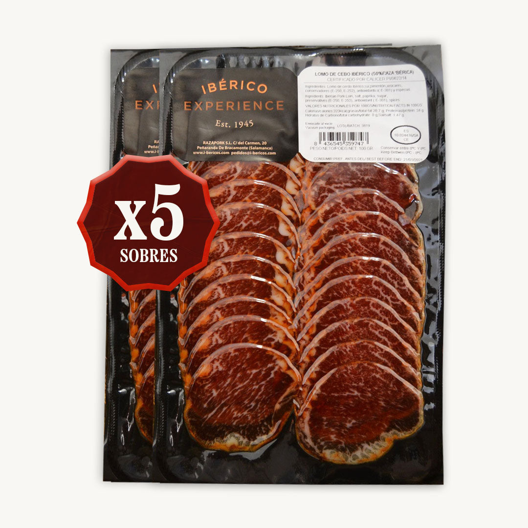 Lomo de Cebo 50% Ibérico - LONCHEADO